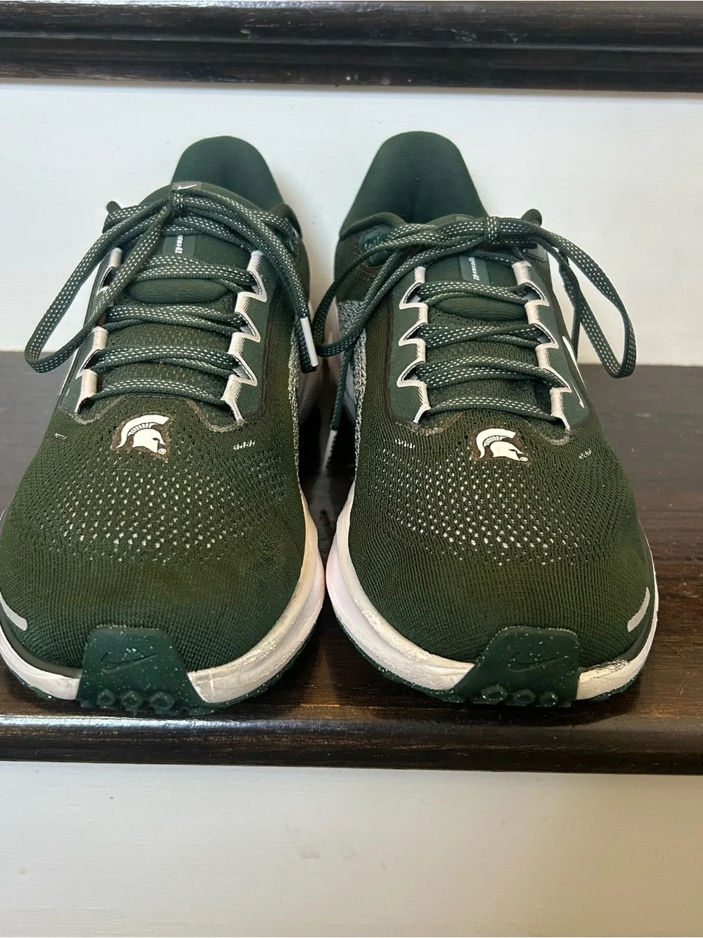 Michigan State Football Nike Air Zoom Pegasus 41 Mens 11.5 Green Team Issued MSU